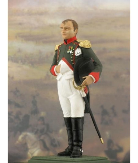 front image Napoleon in Chasseur-Cheval reg. uniform.