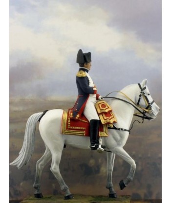 thumbnail interactive-video image 1 of OPO 10 Napoleon Officer Helmet Miniature - 8cm Metal Soldier Collectible With Marble Base 1 of 11