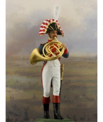 Large The french horn player Year 1810