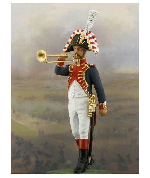 front image Trumpet`s player Year 1810