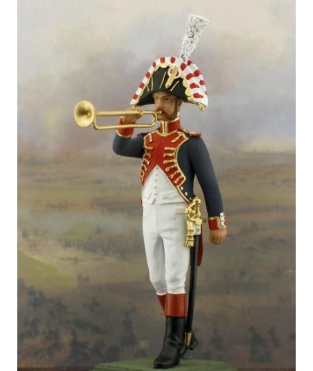 front image Trumpet`s player Year 1810