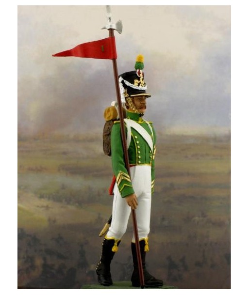 front image The guidon bearer