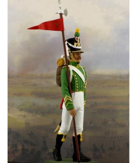 front image The guidon bearer