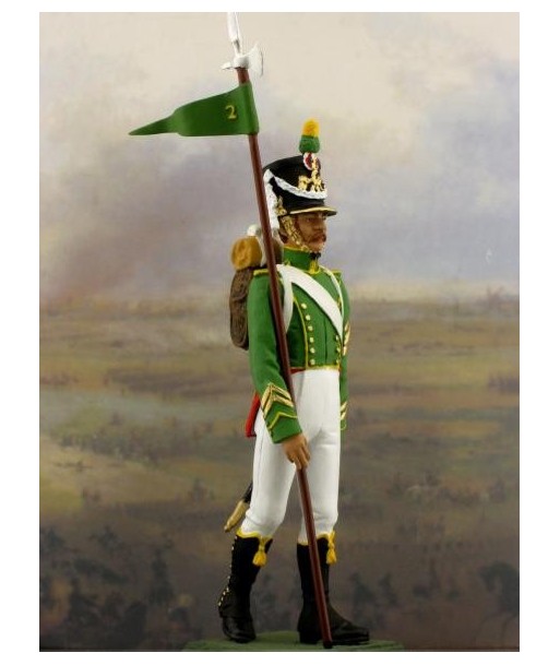 front image The guidon bearer