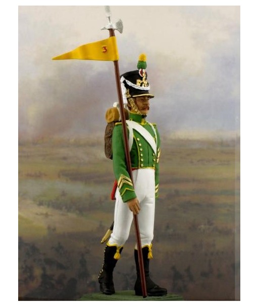 front image The guidon bearer