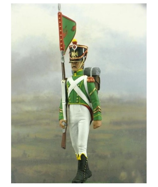 front image The guidon bearer