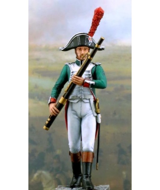 front image Bassoon-player. Guardia reale 1810