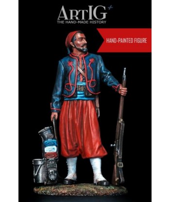 front image The standing Zouave