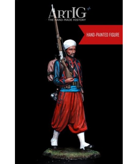 front image The zouave in parade uniform