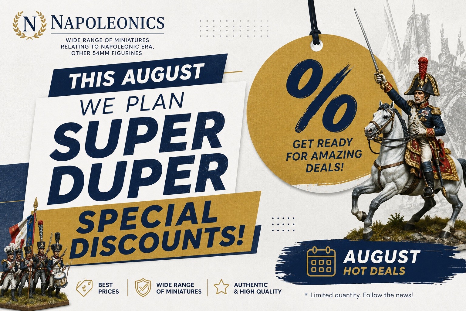August Super Special Discounts Coming Soon!